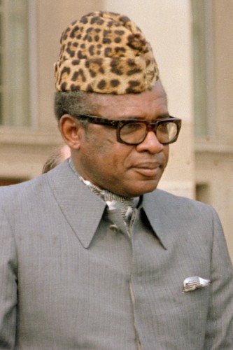 Mobuto Sese Seko (1930-1997), dictator of Zaire