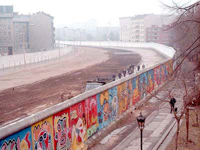 The Berlin Wall, a symbol of the Cold War, was erected in 1961 to prevent East Germans from fleeing to West Germany. 