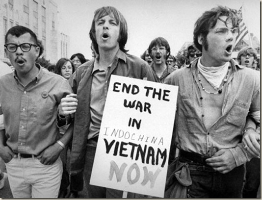Vietnam War protesters