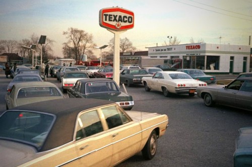 During a time of rapidly rising gasoline prices in the 1970s the U.S. federal state imposed price controls on gasoline. Instead of allowing price to stabilize supply and demand, chronic shortages of gasoline developed and Americans had to wait in lines for hours to buy gasoline. Naturally, the shortages disappeared as soon as price controls were removed.